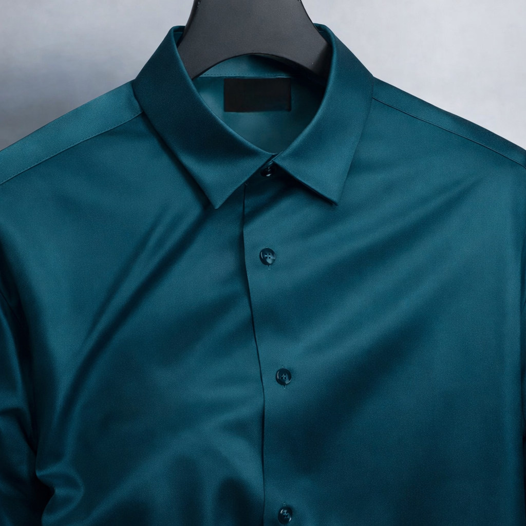 Men's Premium Satin Full Sleeve Shirt - Partywear & Casual Shine