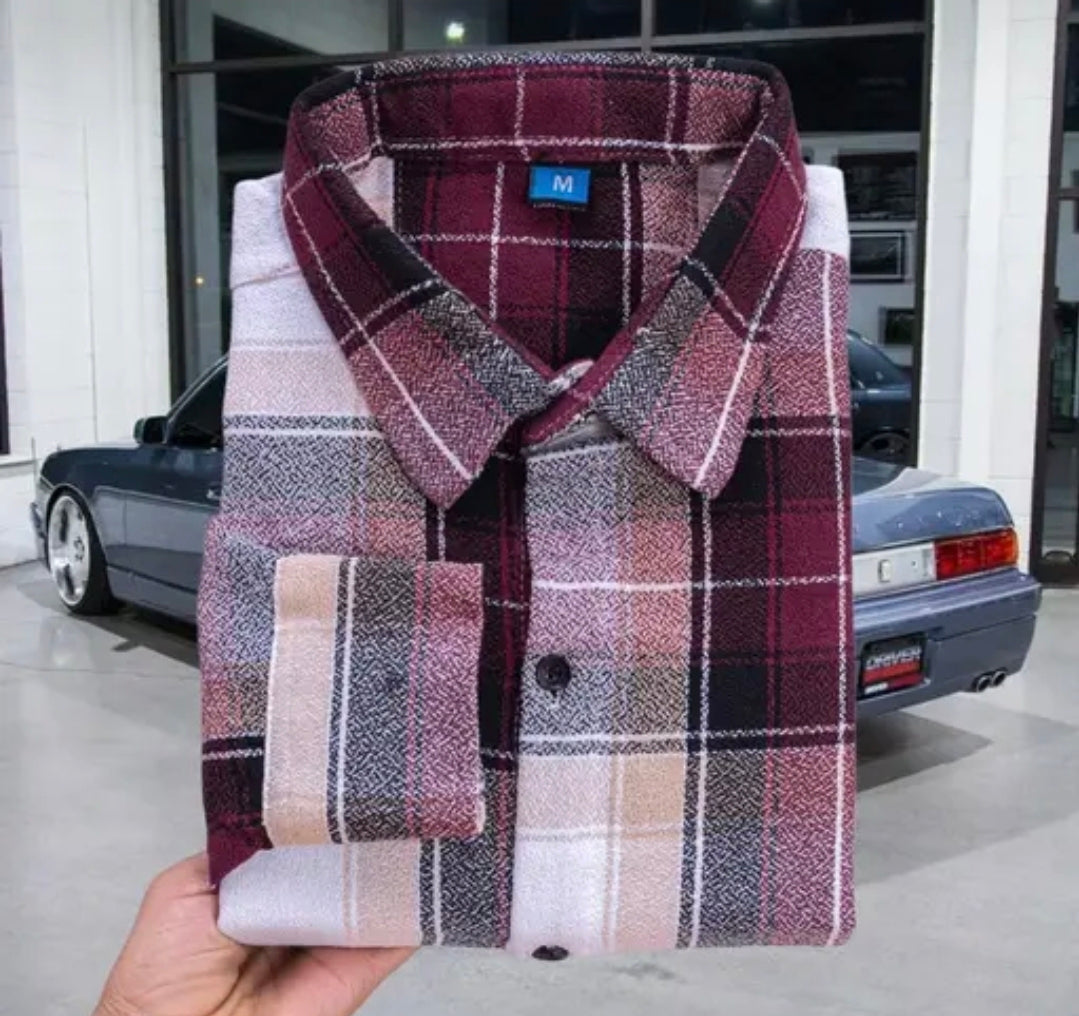 Men’s Premium Checkered Cotton Shirt | Stylish Casual & Formal Wear | Soft & Comfortable Fit