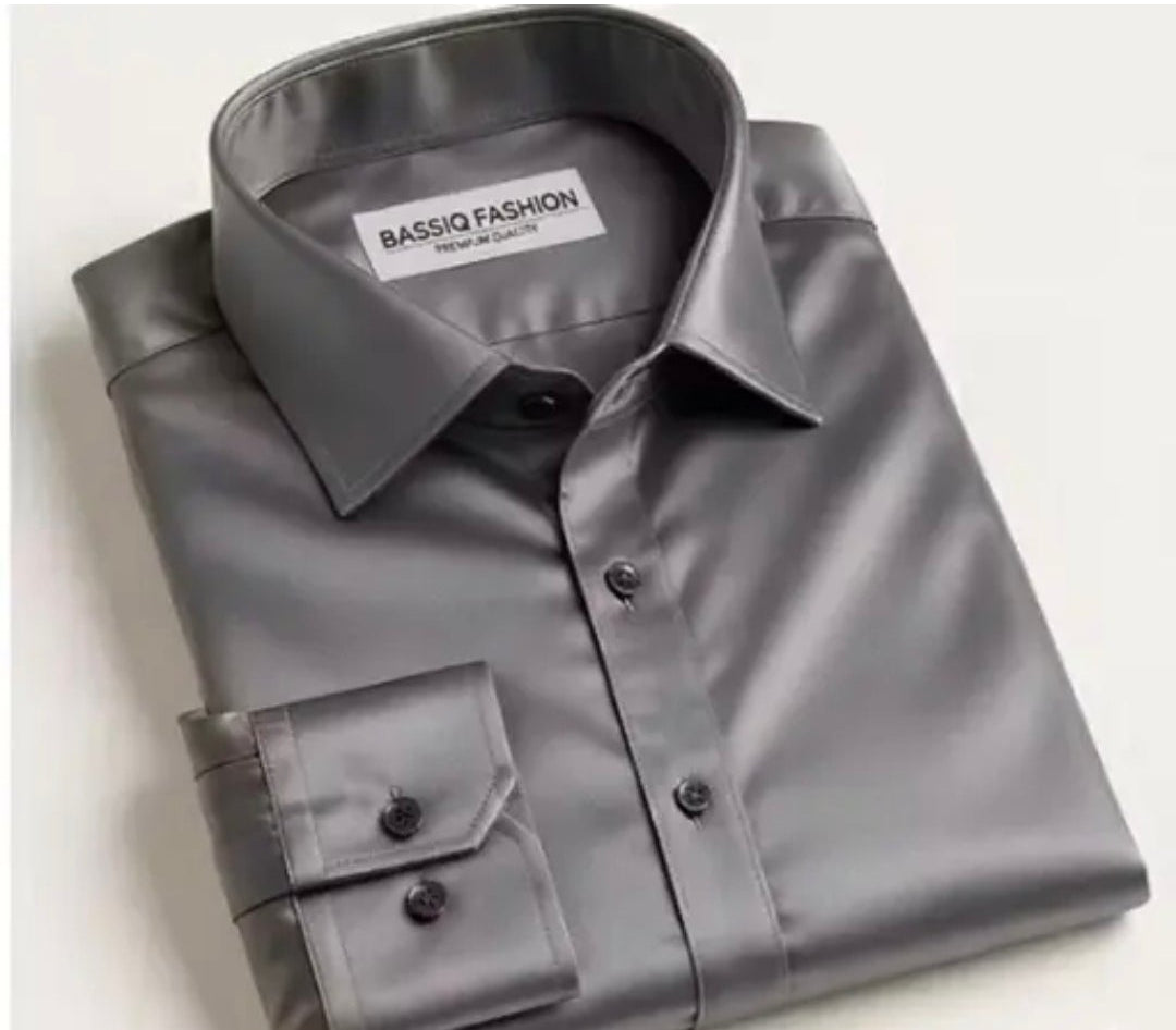 Men's Premium Satin Full Sleeve Shirt - Partywear & Casual Shine