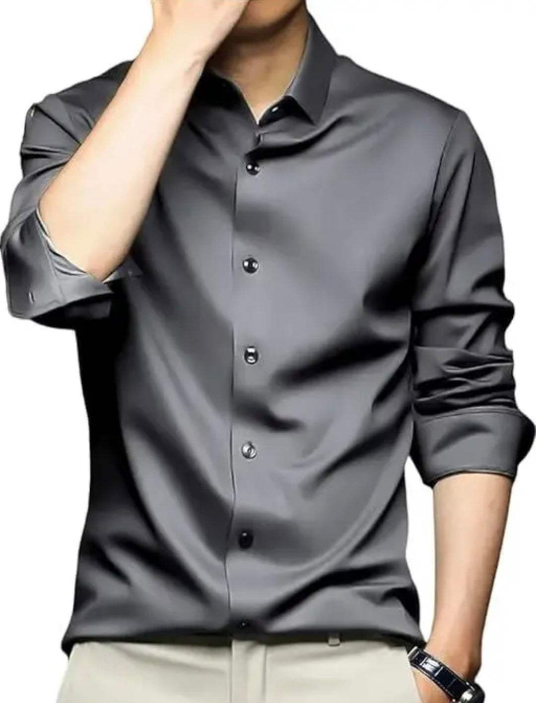 Men's Premium Satin Full Sleeve Shirt - Partywear & Casual Shine