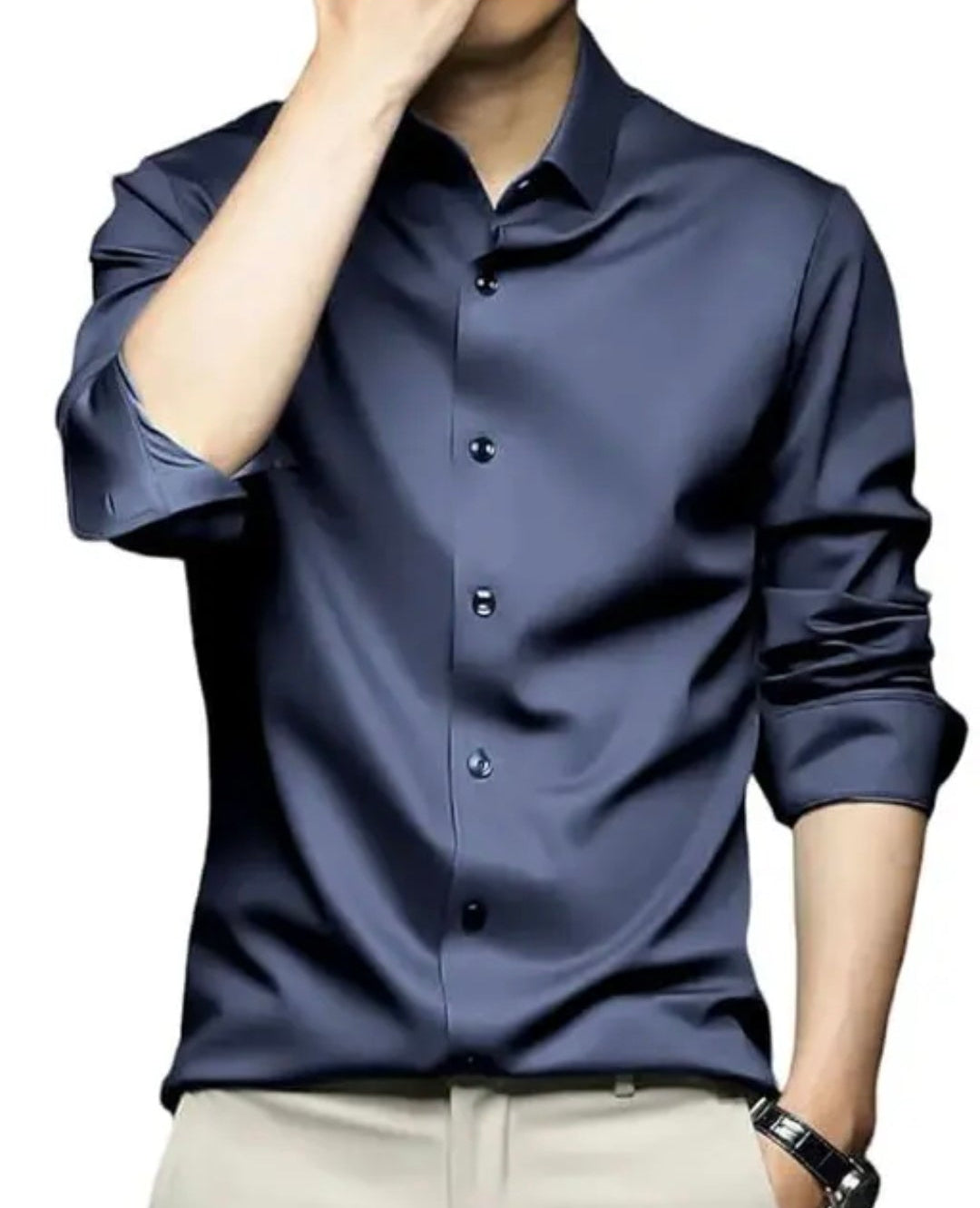 Men's Premium Satin Full Sleeve Shirt - Partywear & Casual Shine