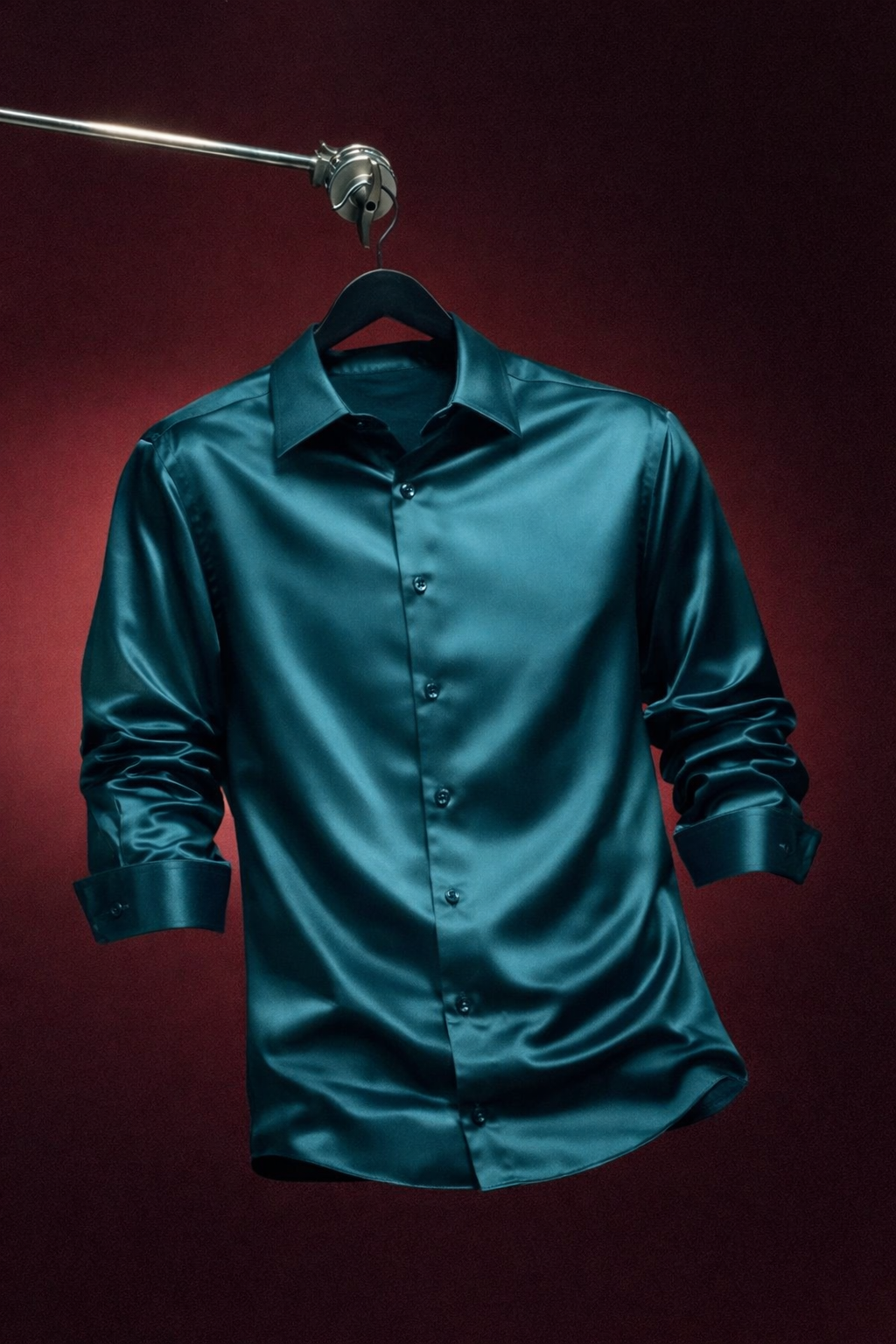 Men's Premium Satin Full Sleeve Shirt - Partywear & Casual Shine
